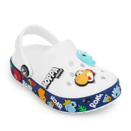 HOPPA Kids White Clogs image 2