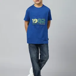 Beverly Hills Polo Club Kids Blue Printed T-Shirt image 5