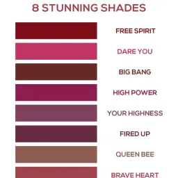 RENEE Stunner Matte Lipstick Brave Heart - 4 gm image 5