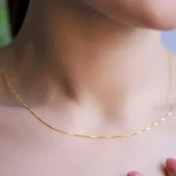 Zavya Delicate Strength Rhodium Plated 20 Inch's Women's Chain image 2