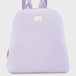 Caprese Purple Faux Leather Medium Backpack-image-44