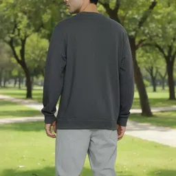 Moda Rapido Mens Printed Round Neck sweatshirt Regular Fit long sleeve image 4