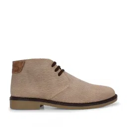 Carlo Romano Men's Beige Chukka Boots image 2