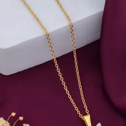 SZN Set Of 2 Gold-Plated Butterfly Shaped Enamelled Pendants With Chains image 4