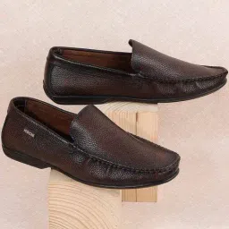 Mochi Men's Brown Casual Loafers-picture-19