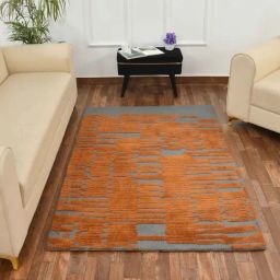 Presto Gold & Grey Polyester Carpet-image-80