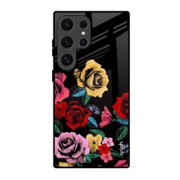 QRIOH Floral Printed Samsung Galaxy S24 Ultra 5G Back Case Mobile Accessories-picture-3