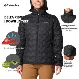 Columbia Black Delta Ridge Puffer Jacket image 2