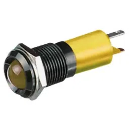 RS PRO Yellow Panel Mount Indicator 12V DC, Mounting Hole Size 14 mm, Termination Type Solder Tab, IP Rating IP67, Model No 210478-picture-32