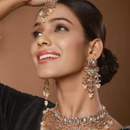 Aatmana Gold Brass Jewellery Set-picture-38