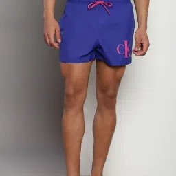 Calvin Klein Jeans Blue Regular Fit Shorts-picture-37