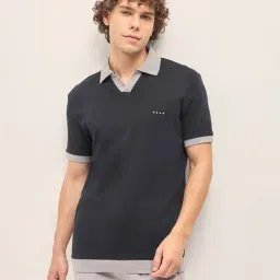 The Bear House Black Cotton Regular Fit Solid T-Shirt-picture-31