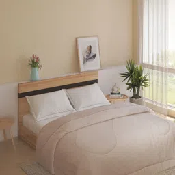 Home Centre Beige & Peach-Coloured AC Room Comforter-picture-22