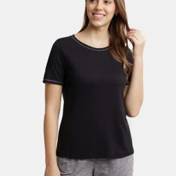 Jockey Black Relaxed Fit T-Shirt-picture-47
