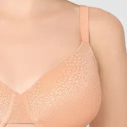 Wacoal Peach Printed Full Coverage Everyday Bra image 5