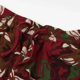 United Colors Of Benetton Burgundy Regular Fit Printed Shorts image 3