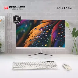 Zebion Crista Series 55.6 cm (22 inch) Zebion FHD Led IPS Panel Frameless Monitor image 5