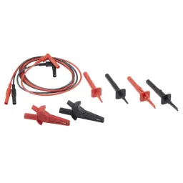 RS PRO Test Lead Kit Crocodile Clip Right Angle Plug Spring Hook Straight Plug 1.2 m, 1253735-picture-35