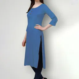 Coft Set Of 2 Round Neck Straight Kurta-picture-27