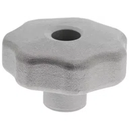RS PRO Silver Multiple Lobes Clamping Knob M8 Threaded Through Hole, 478983 image 3