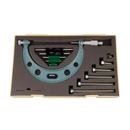 Mitutoyo Interchangeable Anvil Outside Micrometer 104 Series 0 - 6 inch (0 - 150 mm) Range, 104-137-image-67