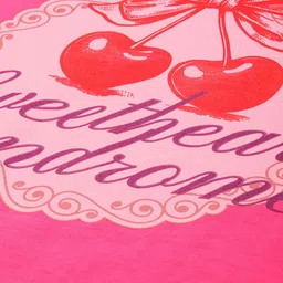 DILLINGER Womens Oversized Short Sleeves Printed T-Shirt Dress image 4