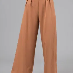 DressBerry Women Relaxed Wide Leg Trousers-image-44