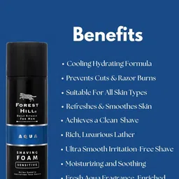 FOREST HILL Set Of 3 After Shave Balm- 100 ml- Shaving Foam- 266 ml & Shaving Brush image 3