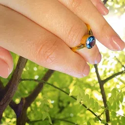 GenZcomplex Gold-Plated Brass Finger Ring-image-85