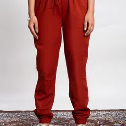 Me Craft Women Relaxed Straight Leg High-Rise Joggers Trousers-image-9