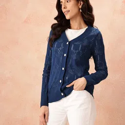 all about you Open-Knit Cardigan image 5