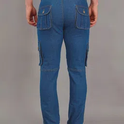 NIVASU Men Regular Fit Mid-Rise Stretchable Jeans image 3