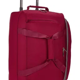 Skybags Unisex Cardiff Unisex 52 Cm Travel Duffle Trolley Bag With Two Wheel-Red-image-75