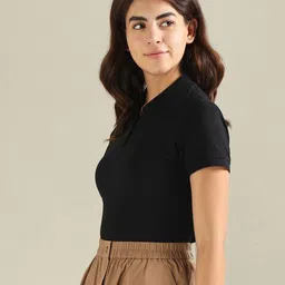 perfect productions Half Sleeves Polo Tshirt,Plus Size Women Tshirt,T-Shirt01. image 4