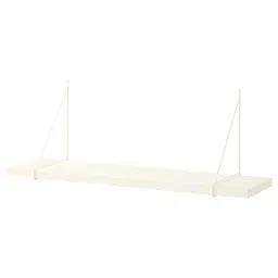 ikea bergshult / pershult Wall shelf, white/white, 80x20 cm image 1