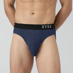 XYXX Mens Solid Pack of 2 Combed Cotton Pace Brief XYBRF2PCKN667 image 3