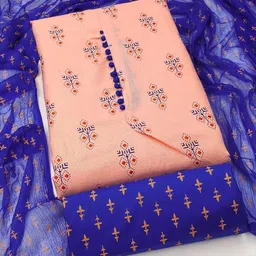 KALINI Printed Unstitched Dress Material-picture-12