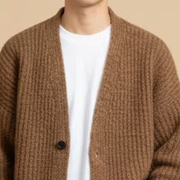 Mast & Harbour Men Ribbed Cardigan image 2