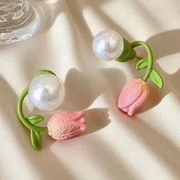 Anouk Floral Studs Earrings-picture-23