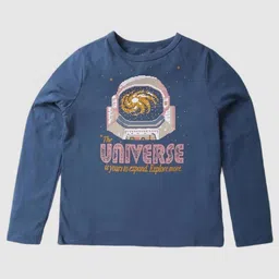 GAP Boys Graphic Printed Crew Neck Pure Cotton T-shirt-picture-27