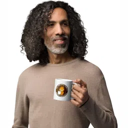 Mr UVD White Ceramic Cup image 2