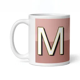 Mr UVD White Typography Printed Matte Ceramic Mug-350ml image 2