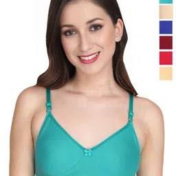 Liigne Women Pack of 6 Full Coverage Lightly Padded Bra-picture-23