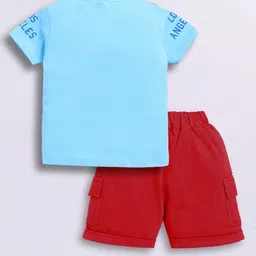 LITTLE NINJA Boys Printed T-shirt with Shorts image 4