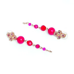 Kalakrith Milano Circular Beadded Drop Earrings image 4