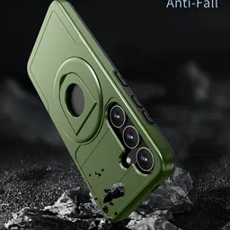 Luxury Kase Solid Samsung Galaxy S24 5G Magsafe Shockproof Rugged Back Case image 3