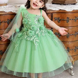 FOREVER FRIDAY Embellished Embroidered Off-Shoulder A-Line Dress-picture-19