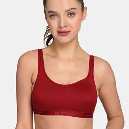 SKDREAMS Full Coverage Wireless & Non Padded Seamless Sports Bra-picture-2