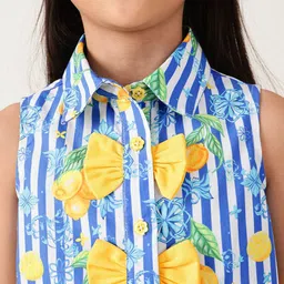 One Friday Print Cotton Top image 5