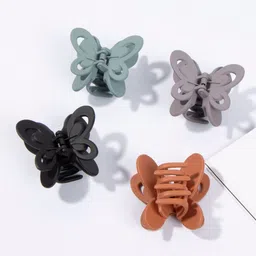 HANDBAG COLLECTION Women Set of 4 Mini Butterfly Claw Clip-picture-22